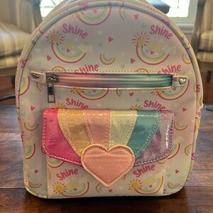 Underonesky Girls Pink Rainbow Backpack